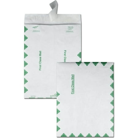 UPC: 0047614115300 | Quality Park Survivor Tyvek First Class Envelopes – First Class Mail – 2 1by2 – 9 1by2 W x 12 1by2  L- 14 lb – Peel &