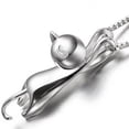 thumbnail image 5 of Ruanlalo Women Fashion Silver Plated Lovely Jumping Cat Pendant Necklace Jewelry Gift Silver, 5 of 6