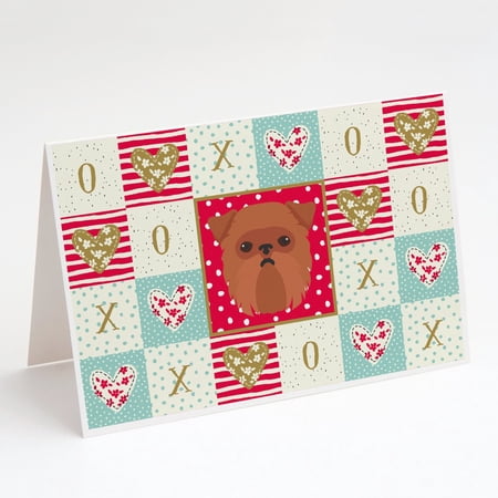 Brussels Griffon Love Greeting Cards and En… product image