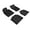 GRAY, variant on 3D MAXpider Custom Fit KAGU Floor Mat (BLACK) for 2011-2019 INFINITI Q70/M37-1ST ROW 2ND ROW