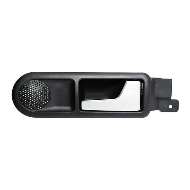 Manija Puerta Interior Volkswagen Jetta 1999 al 2010 HUSHAN Trasera Derecha/Pasajero Cromado/Negro