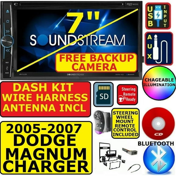 05 06 07 DODGE MAGNUM CHARGER BLUETOOTH TOUCHSCREEN USB Car Radio Stereo