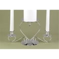 thumbnail image 1 of Hortense B. Hewitt 44605 Triple Heart Candle Holder - Silver, 1 of 1