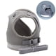 thumbnail image 3 of (M, gris) Conjunto de arnés y correa para perros liviano y antitirones, arnés tipo chaleco con clip trasero para perros pequeños y medianos, el mejor collar para perros para usar, 3 of 5