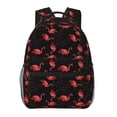 thumbnail image 1 of Disketp Flamingo Mochila Estampada para Hombre y Mujer – Mochila Ligera Clásica con Múltiples Bolsillos para Universidad, Trabajo y Viajes-One Size, 1 of 5