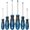 6pc_black Tip_matt, variant on 2026 Top Hot Item 6 Pack Magnetic Screwdriver Kit,3 Phillips & 3 Slotted Drivers with Ergonomic Non-Slip Cushion Grip for Household Daily Repair Work