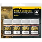 vallejo rust & corrosion pigment set 4 x 35ml paint