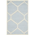 thumbnail image 3 of SAFAVIEH Cambridge CAM144A Light Blue / Ivory Rug, 3 of 10