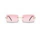 thumbnail image 3 of Sonducket Gafas de sol de moda sin montura Gafas de sol rectangulares Gafas de moda de verano UV400 Lentes cuatro, 3 of 8