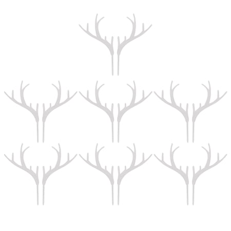 LIYUNMIAO Sparkling Elk Cake Topper with Deer Picks Antler Cake Decorations for Party and Holiday Cakes