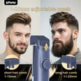 thumbnail image 5 of Lemulegu Beard Trimmer for Men with Auto-Vacuum, Rechargeable Electric, 2 Combs, 1-20mm Dial, Waterproof, 5 of 15