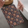 thumbnail image 2 of Pioneer Flower Floral Print Pattern Bathroom Rugs Mat, Non Slip Microfiber Bathroom Rug with Rubber Backing, Soft Mats for Bathroom Floor Tub Shower, 20"x32", 2 of 5