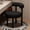 Black, variant on SJZNOI Small Armless Teddy Fleece Vanity Desk Chair, Ergonomic Design with Back & Lumbar Support, Cozy Computer Chair for Bedroom, Makeup Room, Teens and Adults (Black)