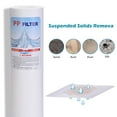 thumbnail image 3 of Yescom 9 Pcs Filter Replacement for Reverse Osmosis Set RO Water Sediment Carbon Block GAC, 3 of 5