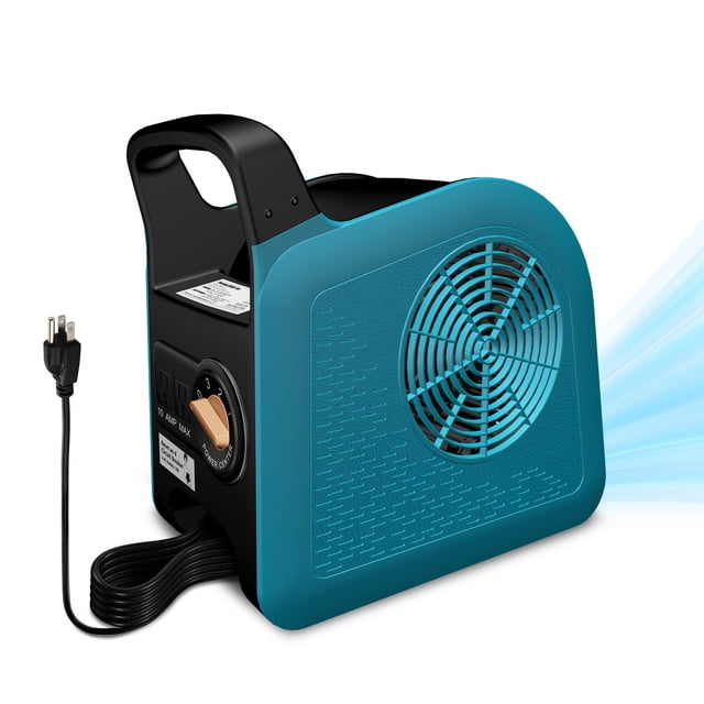Ventilador de secado de suelos Huilynsen High Velocity 355 m³/h azul