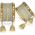 thumbnail image 2 of Indian Ethnic Partywear Handmade Bangles – Elegant Traditional Jewelry for Women | Perfect for Weddings, Festivals & Daily Ethnic Outfits, 2 of 6