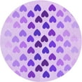 thumbnail image 1 of Ahgly Company Indoor Round Patterned Tyrian Purple Area Rugs, 7' Round, 1 of 6
