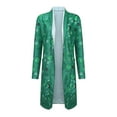 thumbnail image 4 of Femmes Mode Imprimé Floral à Manches Longues Folk-Custom Poche Casual Long Outwear, 4 of 9