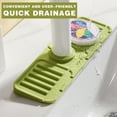thumbnail image 7 of Non-Slip Sink Drainage Pad | Waterproof Kitchen Faucet Splash Guard | Multi-Functional Dish Drying Mat (32.3 x 10 x 1.5cm) | Quick-Dry Silicone Basin Protector, 7 of 7