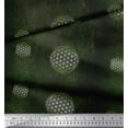 thumbnail image 3 of Soimoi Green Velvet Fabric Scared Geometric Galaxy Printed Craft Fabric by the Yard 60 Inch Wide, 3 of 3