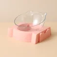 thumbnail image 2 of Cuenco de comida para Gato, alimentador automático, empalme todo en uno, cuenco de comida para perros y gatos y fuente para beber, plato de pie elevado,Purple Double Bowl, 2 of 6