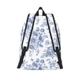 thumbnail image 2 of Lsque Rose Flowers Pattern Canvas Daypack, Durable Backpack, High-quality Versatile Backpack,Vintage Compact Backpack-Small, 2 of 6