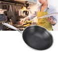 thumbnail image 1 of Stainless Steel Nonstick Frying Pan,  Pattern Skillet with Thick Bottom, Even Heating, Heat Resistant, Works on Induction Cooktops and Gas Stove, Dishwasher Safe, 1 of 7