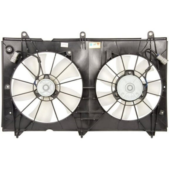 Four Seasons Dual Radiator and Condenser Fan Assembly P/N:75358 Fits select: 2003-2004 HONDA ACCORD