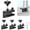Black 4 Sets, variant on AISUO 4 Sets Window Locks, Adjustable Aluminum Security Stopper, Drill-Free Sliding Window Locks for Horizontal & Vertical Home Apartment Windows
