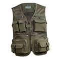 thumbnail image 2 of Mesh Fishing Vest Lightweight with Multi Pocket Camping Travel Training, 2 of 8