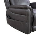 thumbnail image 3 of MAYEERTY Upholstered Power Recliner Chair,Remote Control,Side Pocket, Gray, 3 of 7
