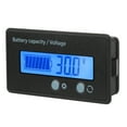 thumbnail image 1 of Voltmètre, Indicateur de Batterie Écran LCD Mesureur de Volt Rétroéclairage Bleu pour Instruments et Compteurs, 1 of 8