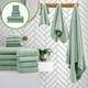thumbnail image 1 of Juego de Ocho Toallas de Terciopelo para Baño, Lisas, para El Hogar: Ideales para Lavarse La Cara, Secarse y Secarse. Suaves y Absorbentes., 1 of 6