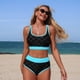 thumbnail image 1 of TaTaai Women's Two Piece Swimsuit, Skirt Style Bikini with Sleeveless Top and Soft Cup, Fashion Beach Attire for Hot Spring Resort, Holiday Season and Poolside Leisure Gift, 1 of 7