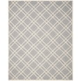 thumbnail image 2 of SAFAVIEH Cambridge Judy Geometric Wool Area Rug, Silver/Ivory, 9' x 12', 2 of 7