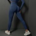 thumbnail image 1 of MKLEKYY Leggings deportivos para mujer, nuevos pantalones de yoga ajustados de punto sin costuras color melocotón para mujer, cintura alta y pantalones para correr y fitness 5035, 1 of 4