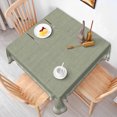 thumbnail image 3 of Sage Green Square Tablecloth 52 Inch,Vintage Leaf Farmhouse Style Table Cover for Home Outdoor Picnic Holiday Party Decor, 3 of 6