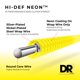 thumbnail image 4 of Cuerdas para bajo eléctrico DR Strings HI-DEF NEON NYB-40 40-100, 4 of 8