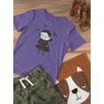 thumbnail image 3 of Cute Funny Vampire And Bats T-Shirt Toddler -Image by Shutterstock,  4 Toddler, 3 of 4