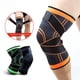 thumbnail image 2 of Rodillera deportiva con correa de compresión, de punto, transpirable, antideslizante, para correr, montar, baloncesto, fina, para verano, 2 of 3