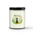 thumbnail image 3 of Doberman Pinscher Hello Spring Time Flower Floral Nature Soy Wax Candle Doberman Dog Lover Gifts 16oz White Vanilla Candle - 02031, 3 of 5