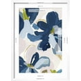 thumbnail image 5 of Art.com Cobalt Florals I Art Print by Isabelle Z, White Frame Wall Art, 17" x 23", 5 of 5