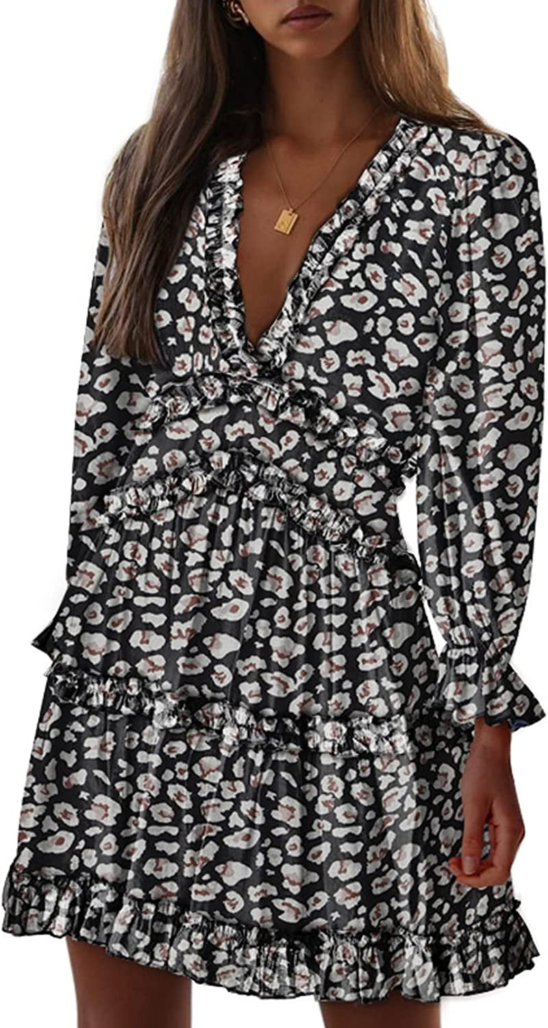 Spring Round Neck Half Sleeve Jacquard Slim Fit Mini Dresses