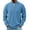 Sky Blue, variant on LEKWK Quarter Zip Pullover for Men Stand Collar Long Sleeve Ribbed Sweatshirt Soft Stretch Relaxed Fit Casual Sweater Top for Work Travel Outdoor Layering and Everyday Fall Winter Wear Navy S