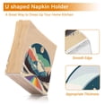 thumbnail image 5 of Yayeee Napkin Holder for Table Set of 2 Kitchen Paper Tissue Organization, Colorful Road at Night, 5 of 8