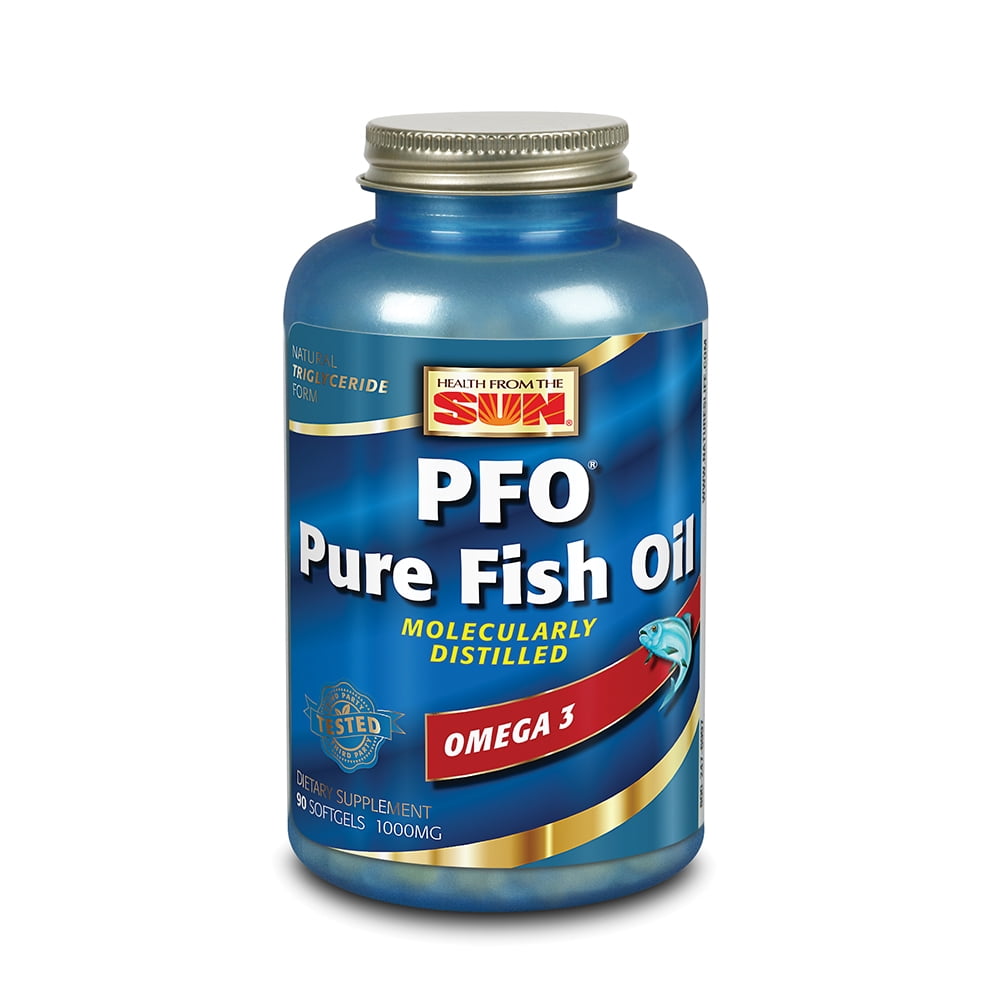 Nature's Life Pure Fish Oil, Fish Softgel, Orange (Btl-Plastic) 1000mg 90ct
