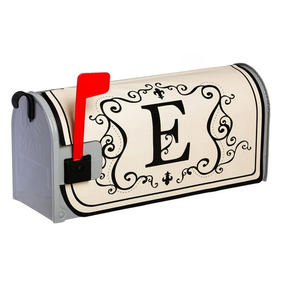 Monogram Magnetic Mailbox Cover - E