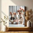 thumbnail image 6 of Ballet Animal Nursery Canvas Wall Art, Bunny Elephant Squirrel Ballerina Print, Girls Room Decor, 6 of 8