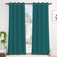 thumbnail image 4 of Tchckioa Solid Color Blackout Curtains,Privacy Protection Drapes for Bedroom,Grommet Top,42x63 Inch,2 Panels, 4 of 6