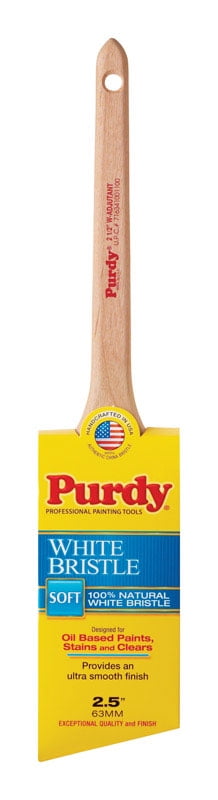 PURDY 144024425 2-1/2' White Bristle Adjutant? Angle Sash Paint Brush
